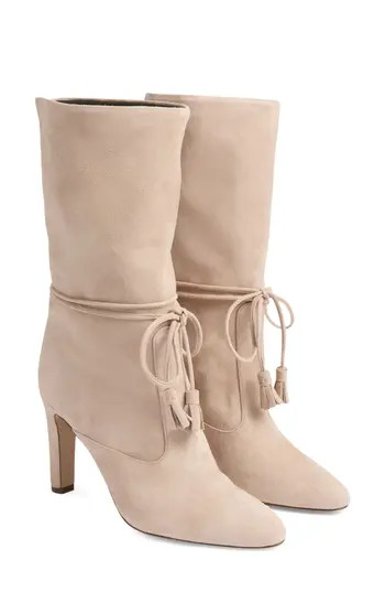 LK Bennett Eliza Tassel Slouch Bootie in Trench at Nordstrom Rack, Size 7Us / 37Eu | Nordstrom Rack
