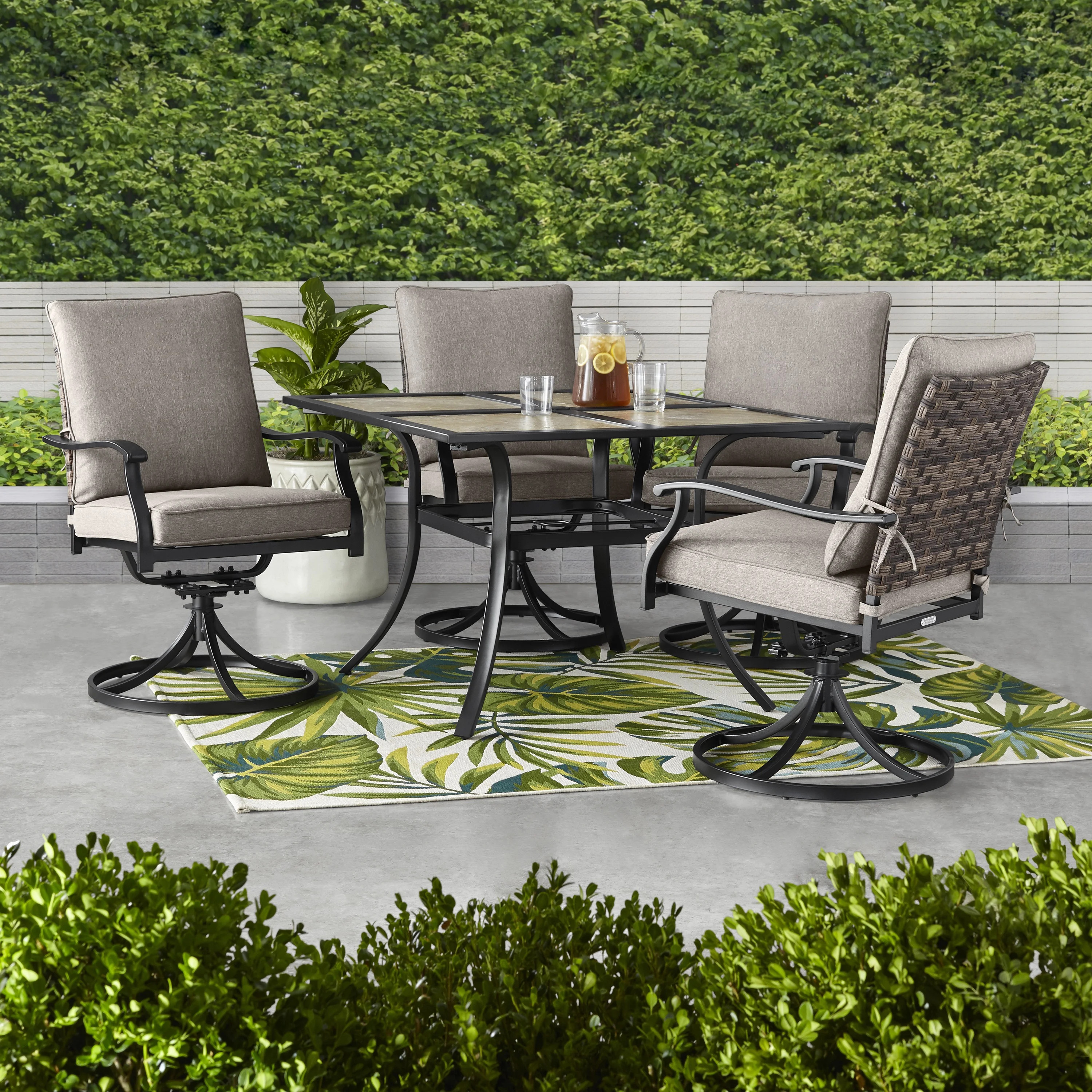 Better Homes & Gardens Elmdale 5-Piece Outdoor Dining Set | Walmart (US)