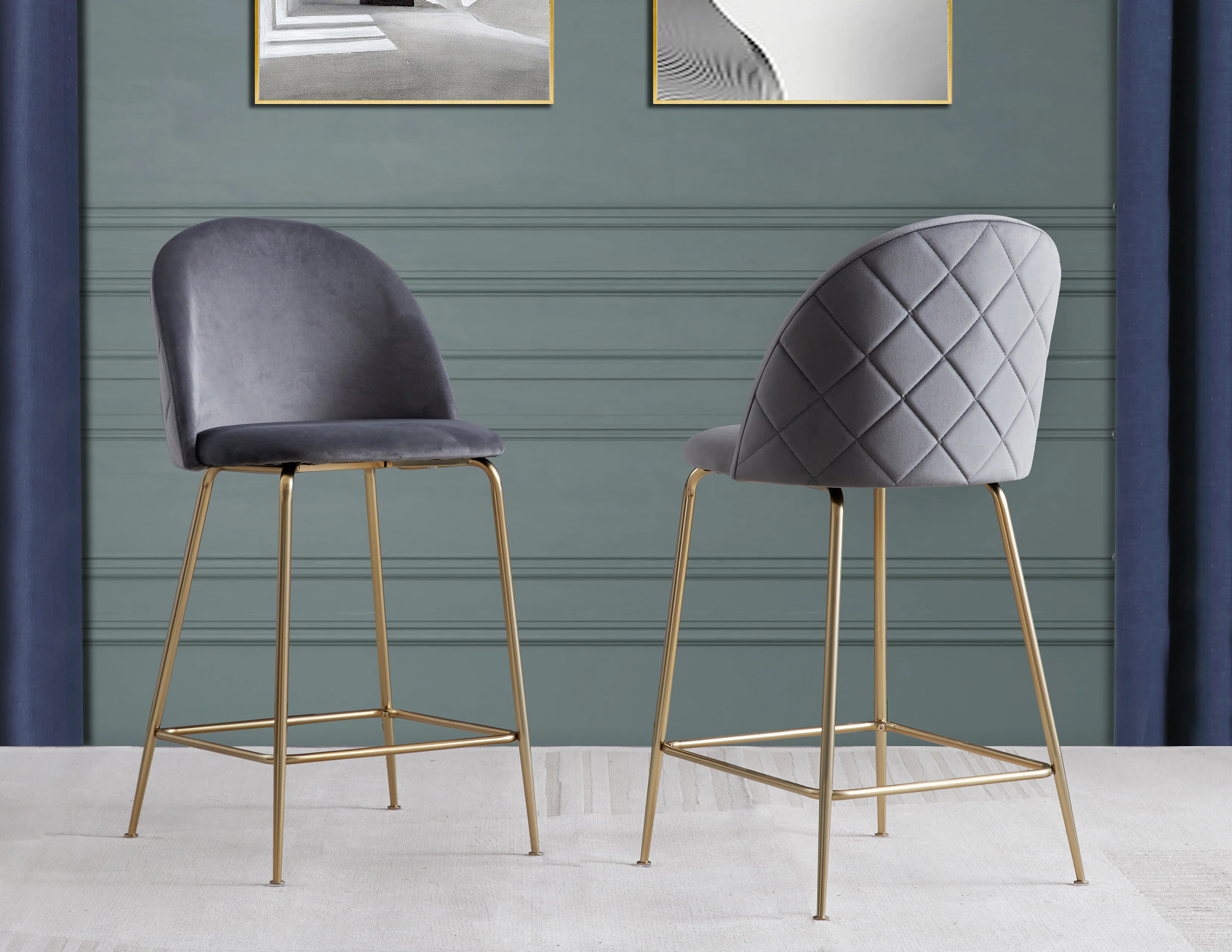 Everly Quinn Loxton 26" Counter Stool & Reviews - Wayfair Canada | Wayfair North America