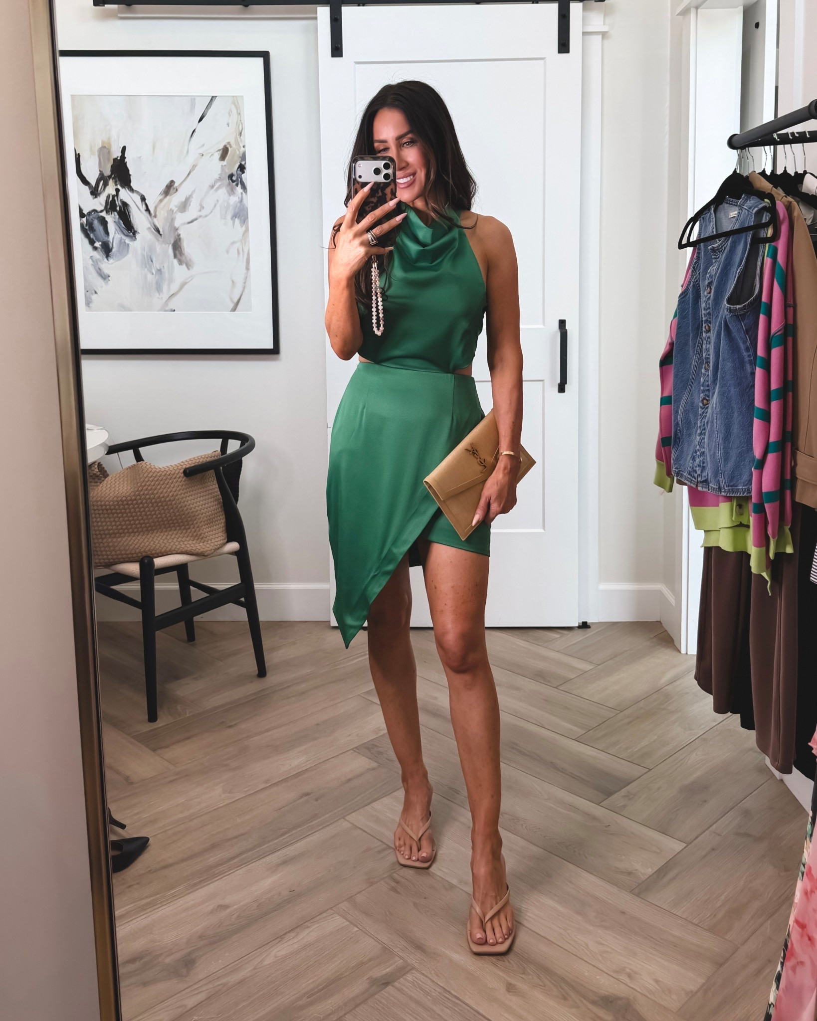 I wore this fabulous emerald green mini dress, Sz small last night, but I wore with different heels and a different bag(I’ll link) 
Date night dress, night out, wedding guest dress



#LTKWedding #LTKgrwm #LTKootd