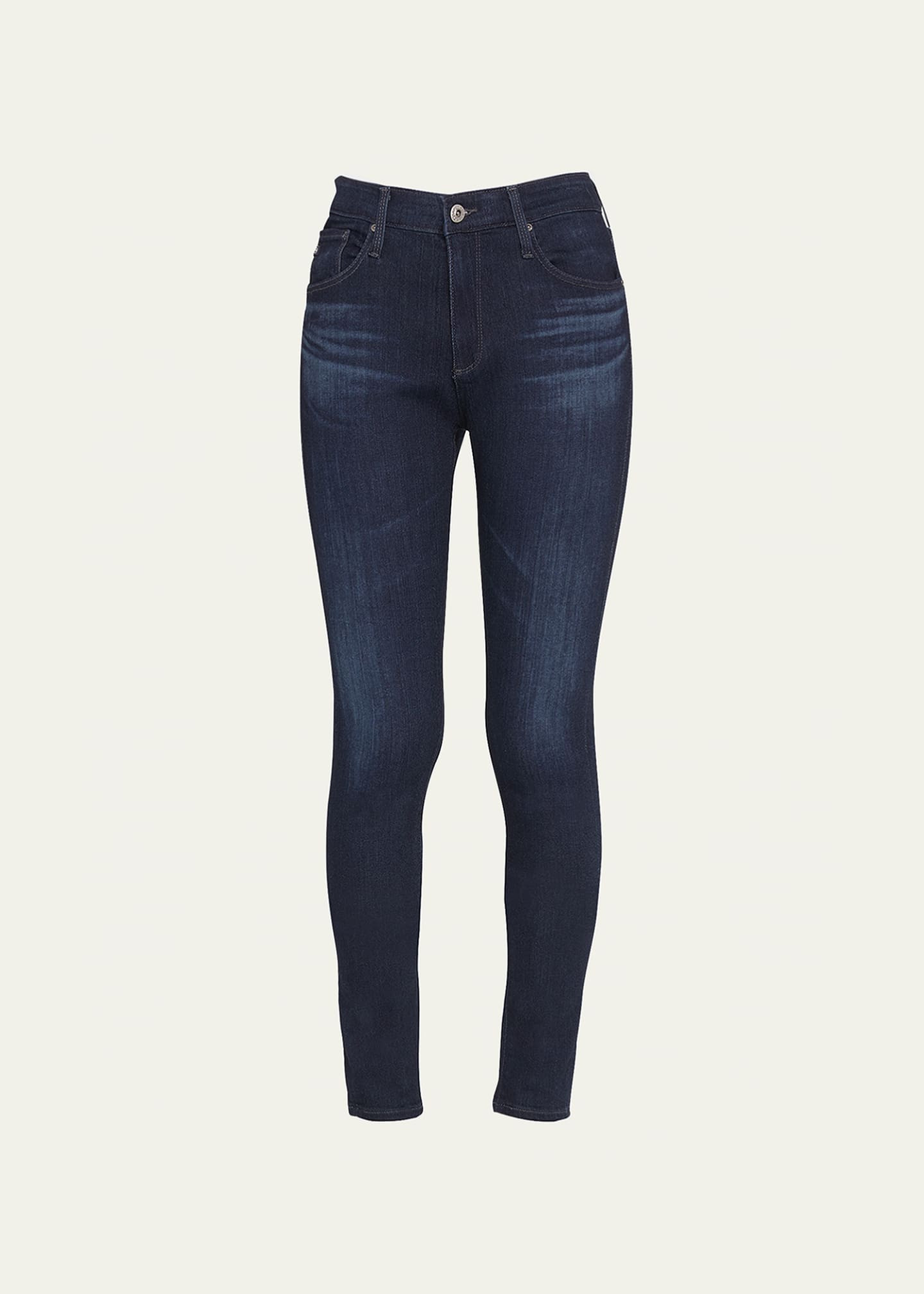 AG Jeans The Farrah High-Rise Skinny Jeans, Brooks | Bergdorf Goodman
