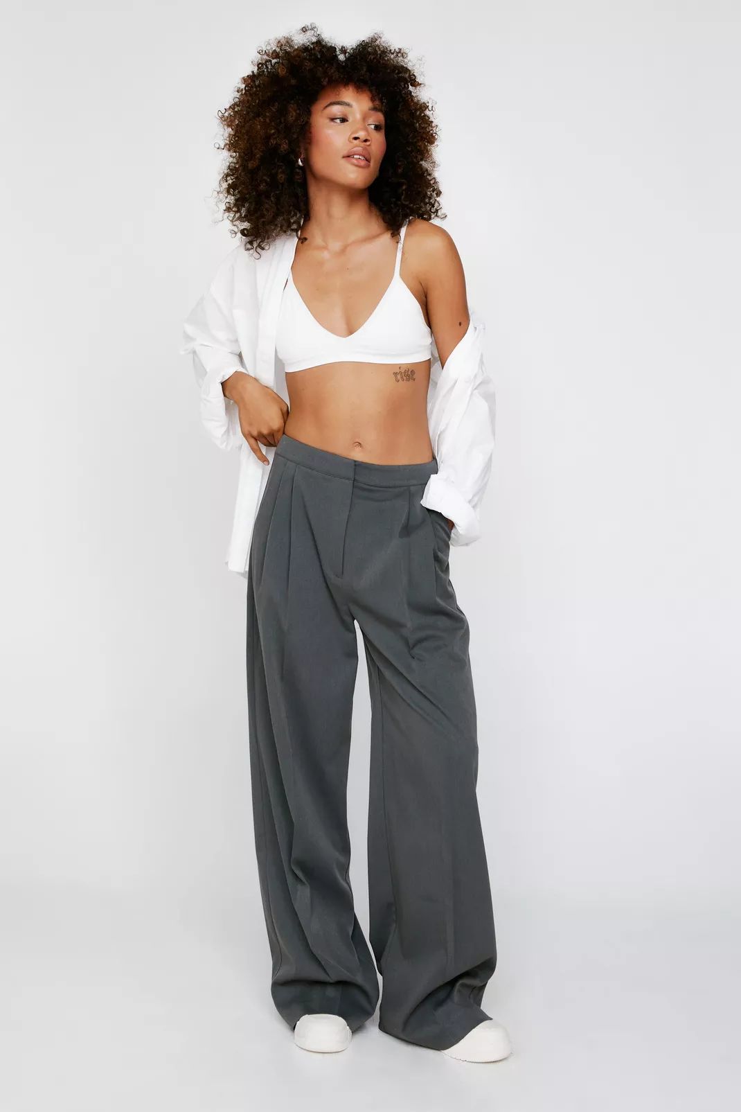 Pleat Front Tailored Pants | Nasty Gal (US)