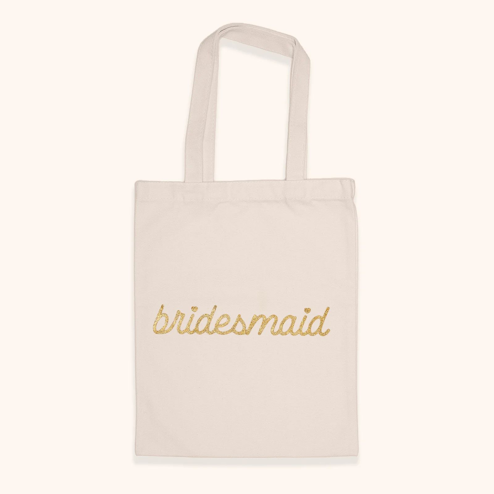 Bridesmaid Canvas Tote Bag | Birdy Grey