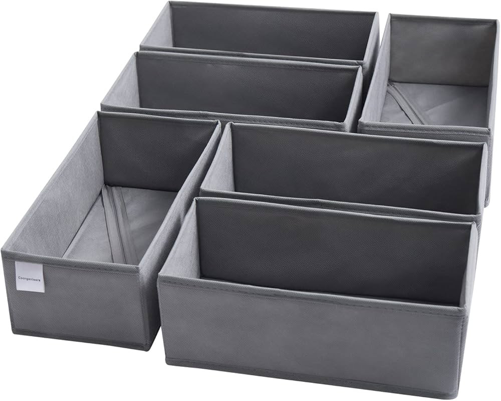 Coorganisers 6 Packs Dresser Organizers,Drawer Organizers for Clothing,Baby Organizers and Storag... | Amazon (US)