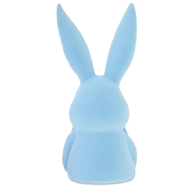 Flocked Bunny Bust Tabletop Decoration, Blue, 12.5", by Way To Celebrate | Walmart (US)