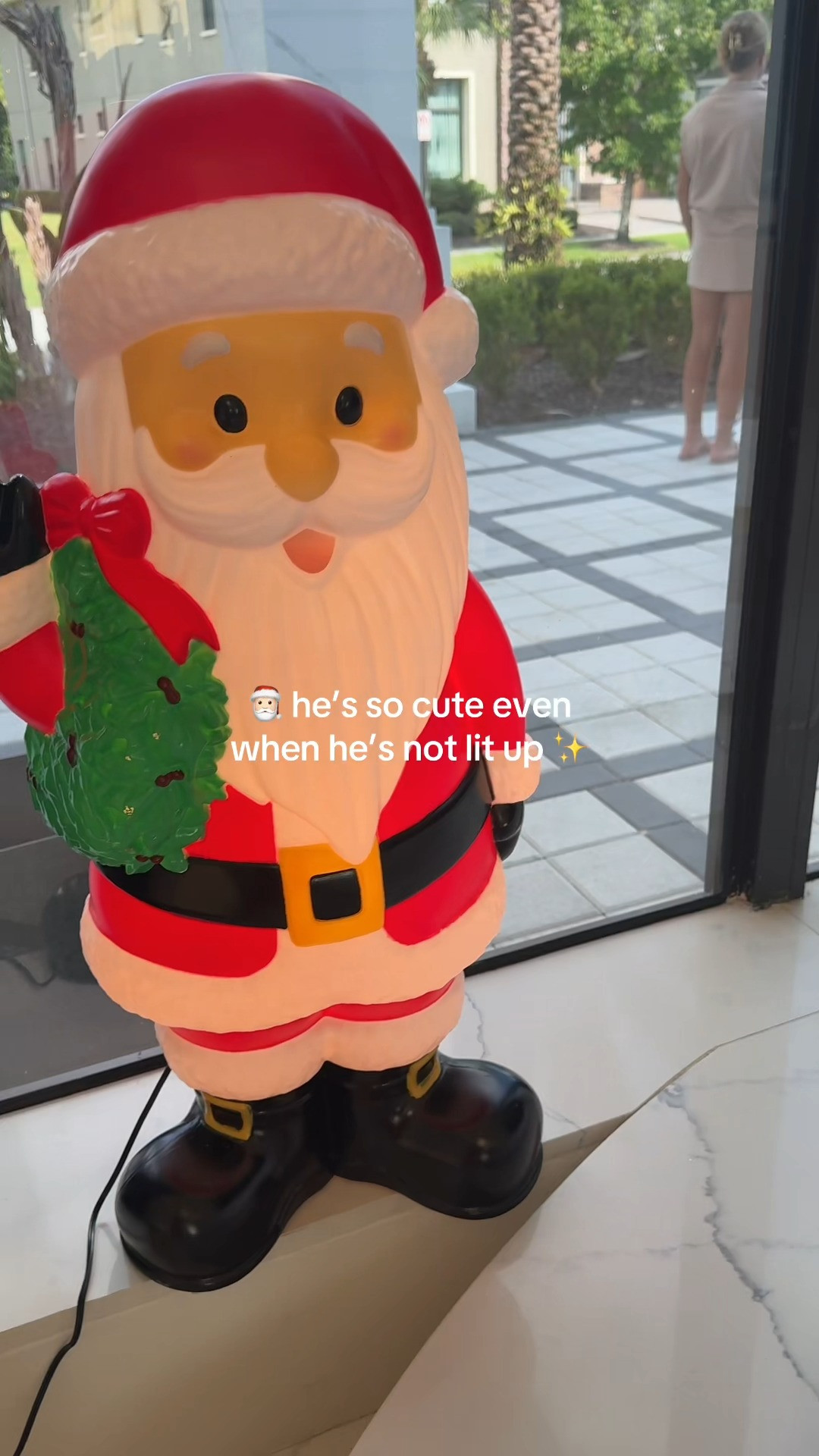 This illuminated Santa figurine is such a fun way to bring Christmas decor to life. Perfect for adding a festive touch to an entryway, mantel, or holiday display. 

 #LTKSeasonal #LTKHome #LTKSaleAlert