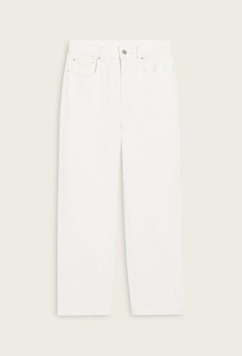 Ecru straight-fit jeans | Claudie Pierlot (FR, DE, ES, UK)