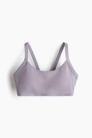 H & M - Sport-BH mit SoftMove Medium Support - Lila - Sportswear | H&M (DE, AT, CH, NL, FI)