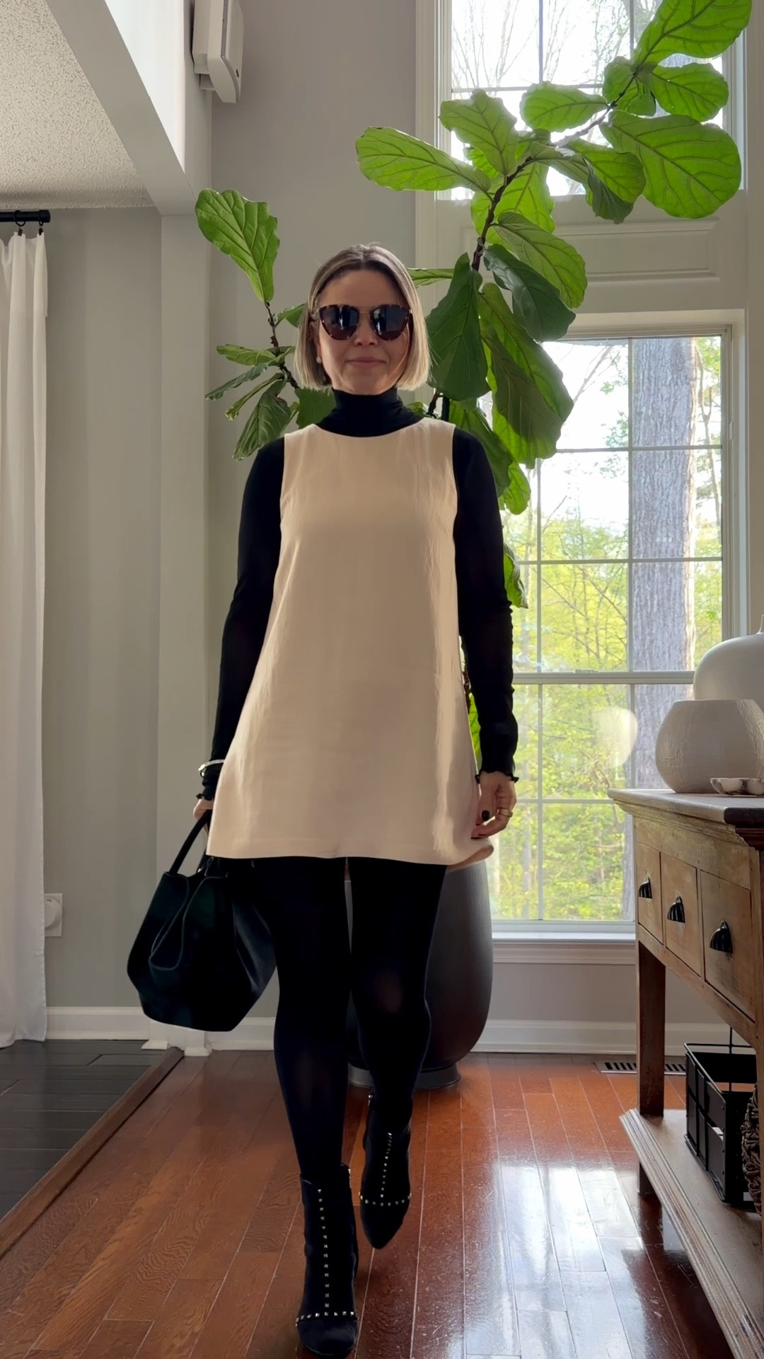 easter dress women
Sheer black turtleneck, stockings, butter yellow shift dress , ankle boots , suede bag and sunnies!

#spring #dresses#easter #outfit #inspiration 

#LTKOver40 #LTKSeasonal #LTKgrwm