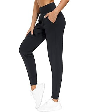 THE GYM PEOPLE Women's Joggers Pants Lightweight Athletic Leggings Tapered Lounge Pants for Worko... | Amazon (US)