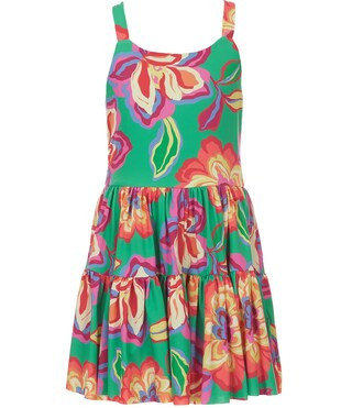 Big Girls Multi-Color Floral Printed Active Dress | Dillard's