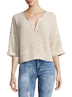 Daybreak Cropped Knit Sweater | Lord & Taylor