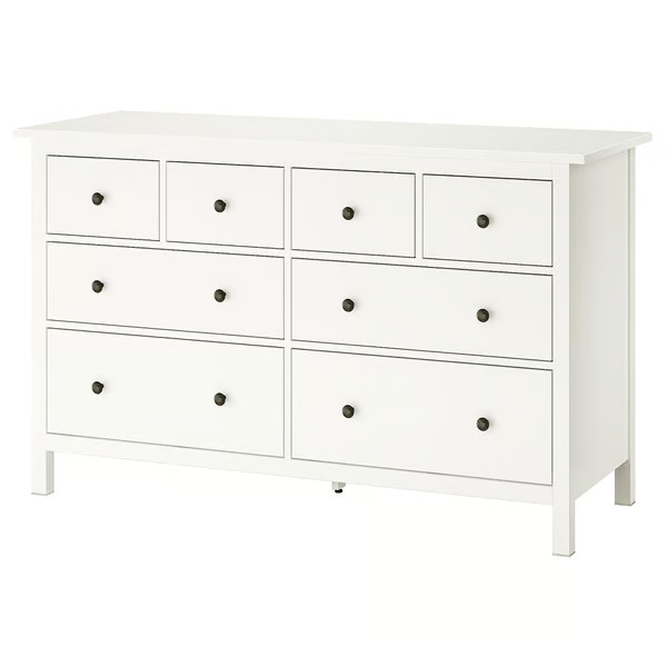 HEMNES Kommode mit 8 Schubladen - weiß - IKEA Deutschland | IKEA (DE)