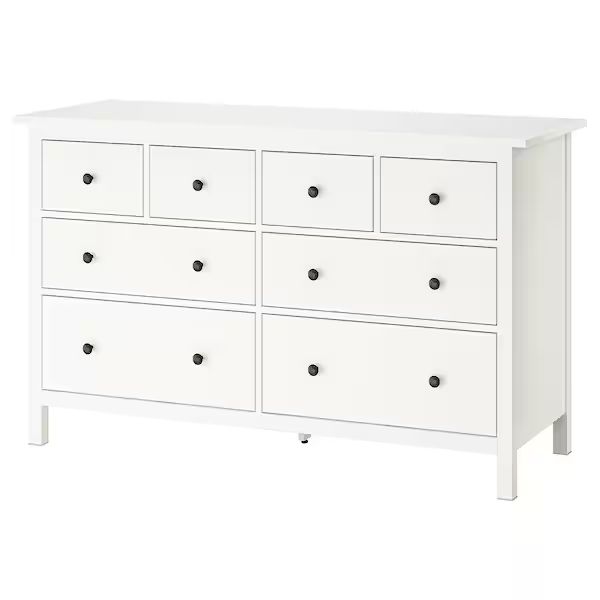 HEMNES Kommode mit 8 Schubladen - weiß - IKEA Deutschland | IKEA (DE)