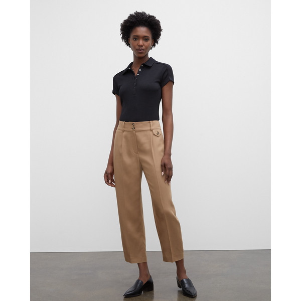 Club Monaco Tan Slim Carrot Pants in Size 6 | Club Monaco (Global)