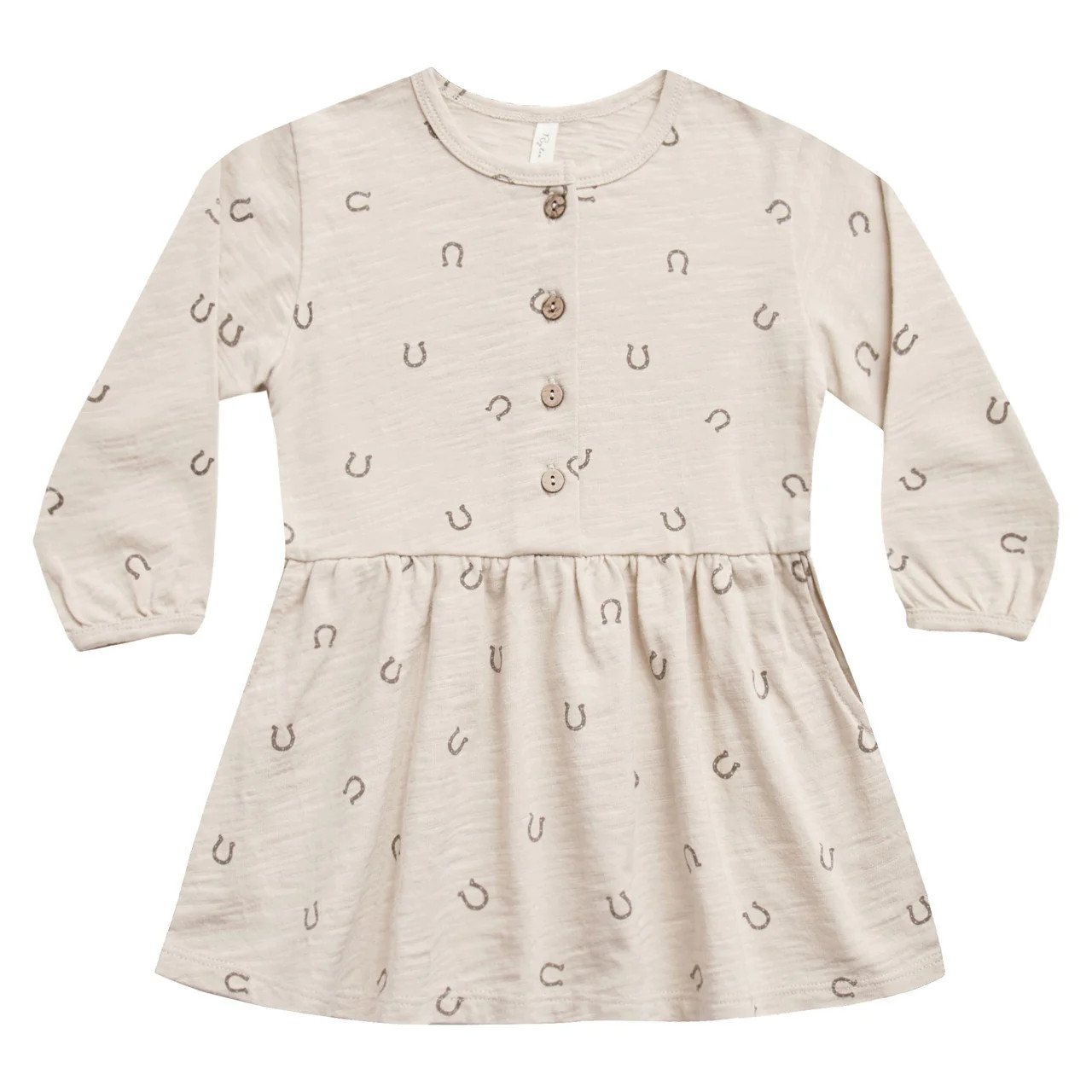 Rylee & Cru Button Up Jersey Dress, Horseshoes | SpearmintLOVE