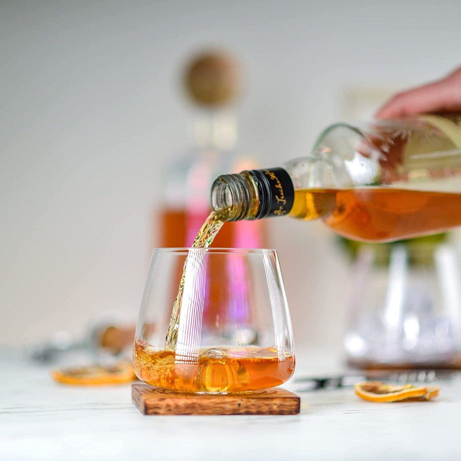 Hand Blown Bourbon & Scotch Tasting Glasses  Set of 2 - Etsy | Etsy (US)