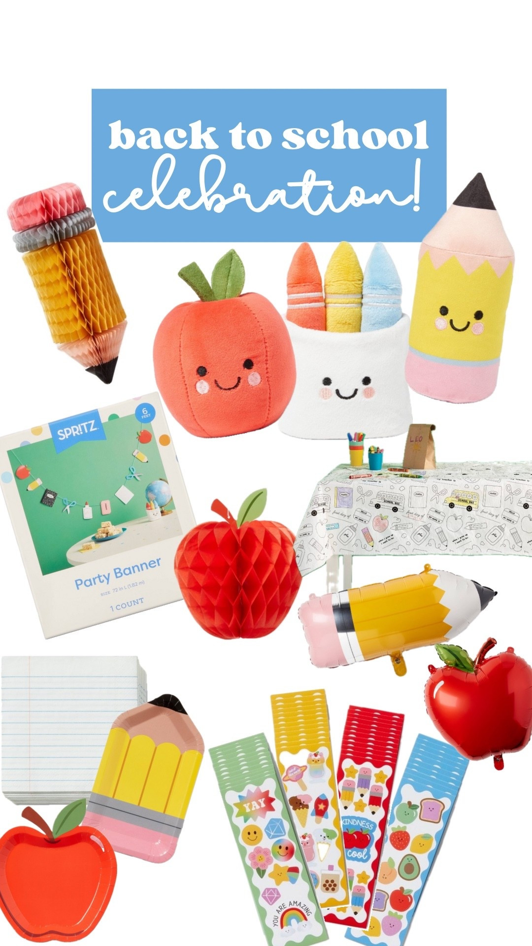 All the goodies for a super fun back to school celebration! 

#LTKParties #LTKKids #LTKSeasonal