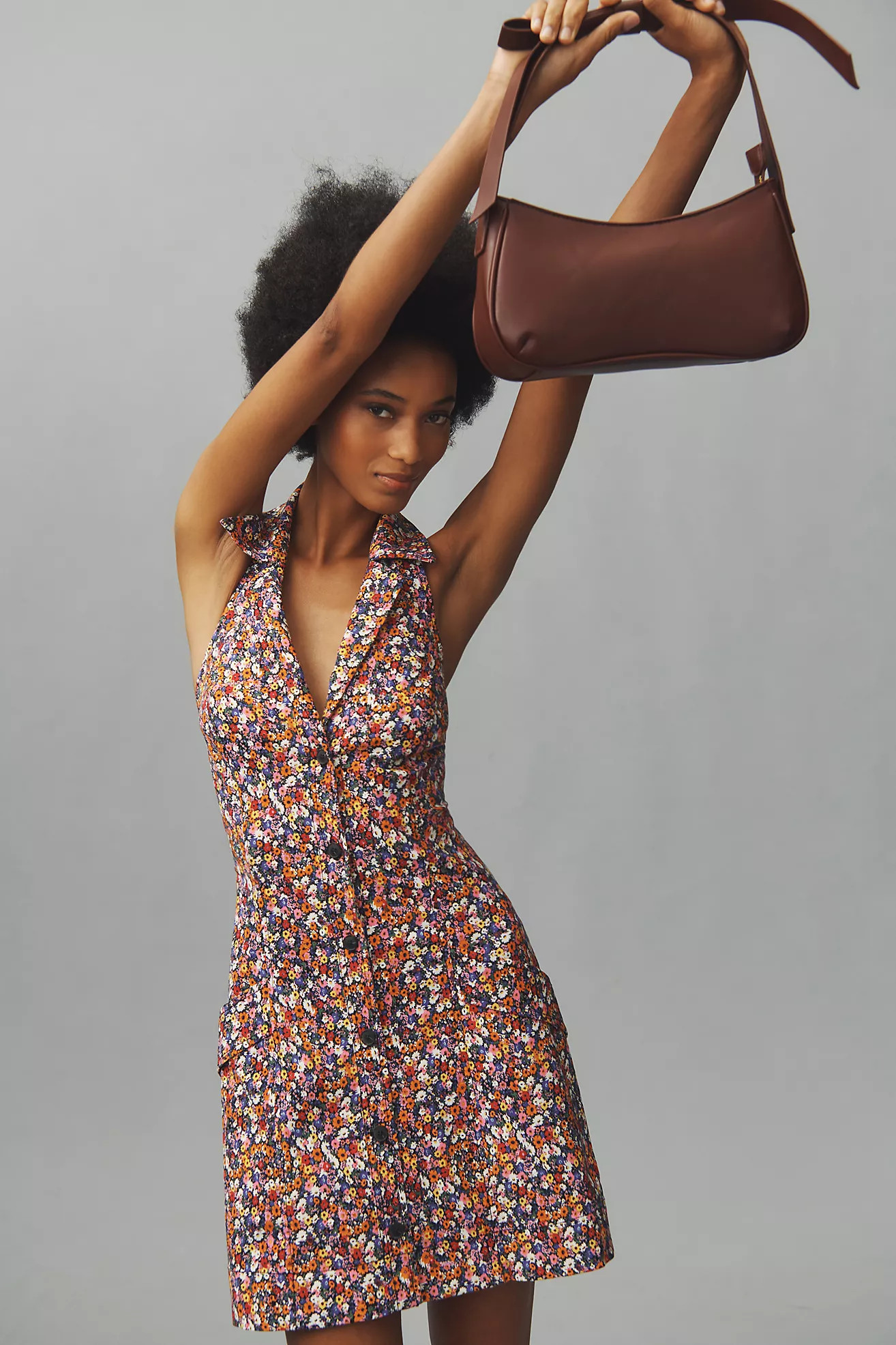 The Amelia Collared Mini Dress by Maeve | Anthropologie (US)