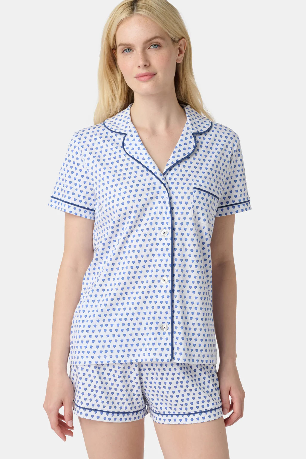 Hearts Polo Pajamas | Roller Rabbit