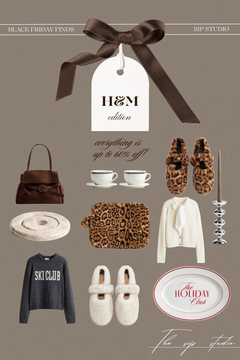 Black Friday H&M edition 🤎 home / sweaters /laptop case / fuzzy slippers / Christmas plate 

#LTKCyberWeek #LTKHoliday #LTKGiftGuide