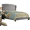 Millbury Home Felisa Upholstered Panel Bed, King, Gray | Amazon (US)