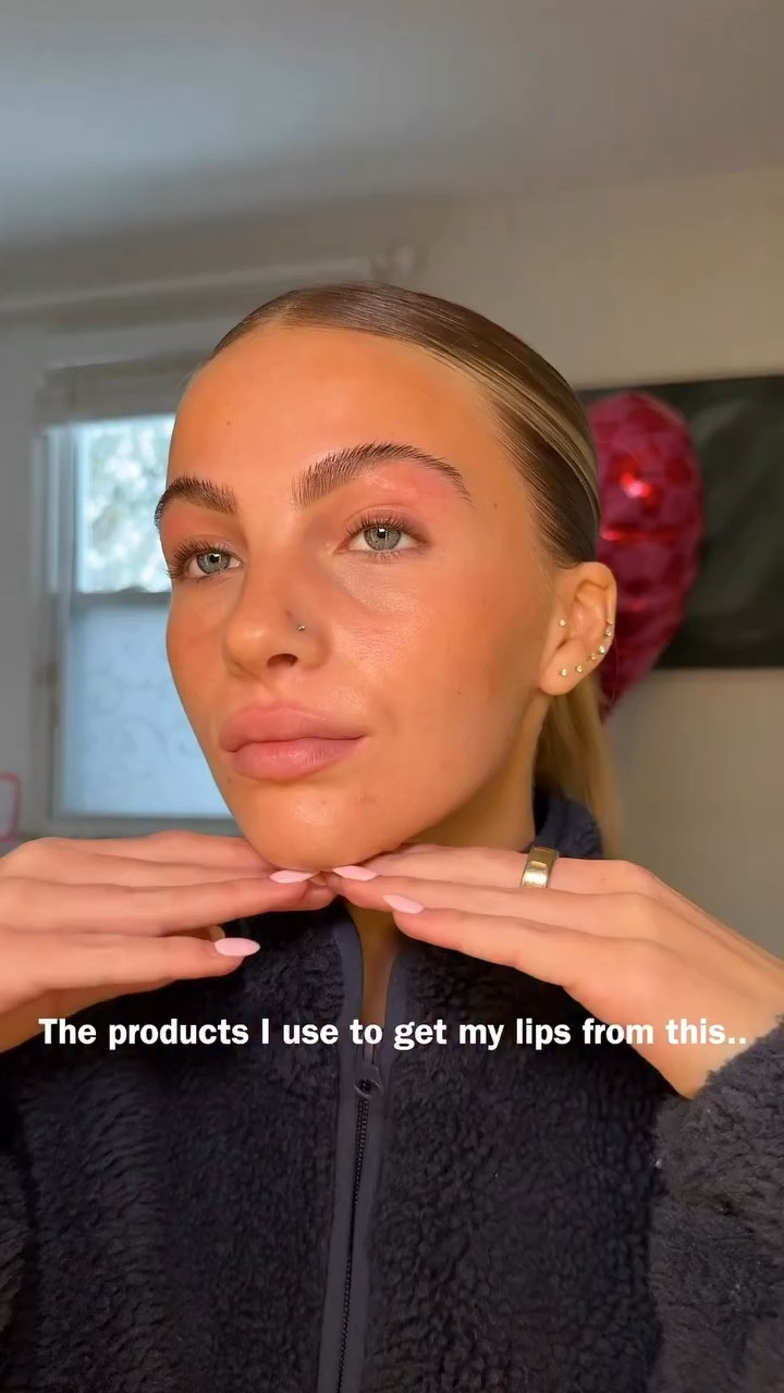 My fave lip stains and put them tg… magic. @sacheubeauty @hudabeauty @rhode #lipcombo #viral #lipstain #explore
