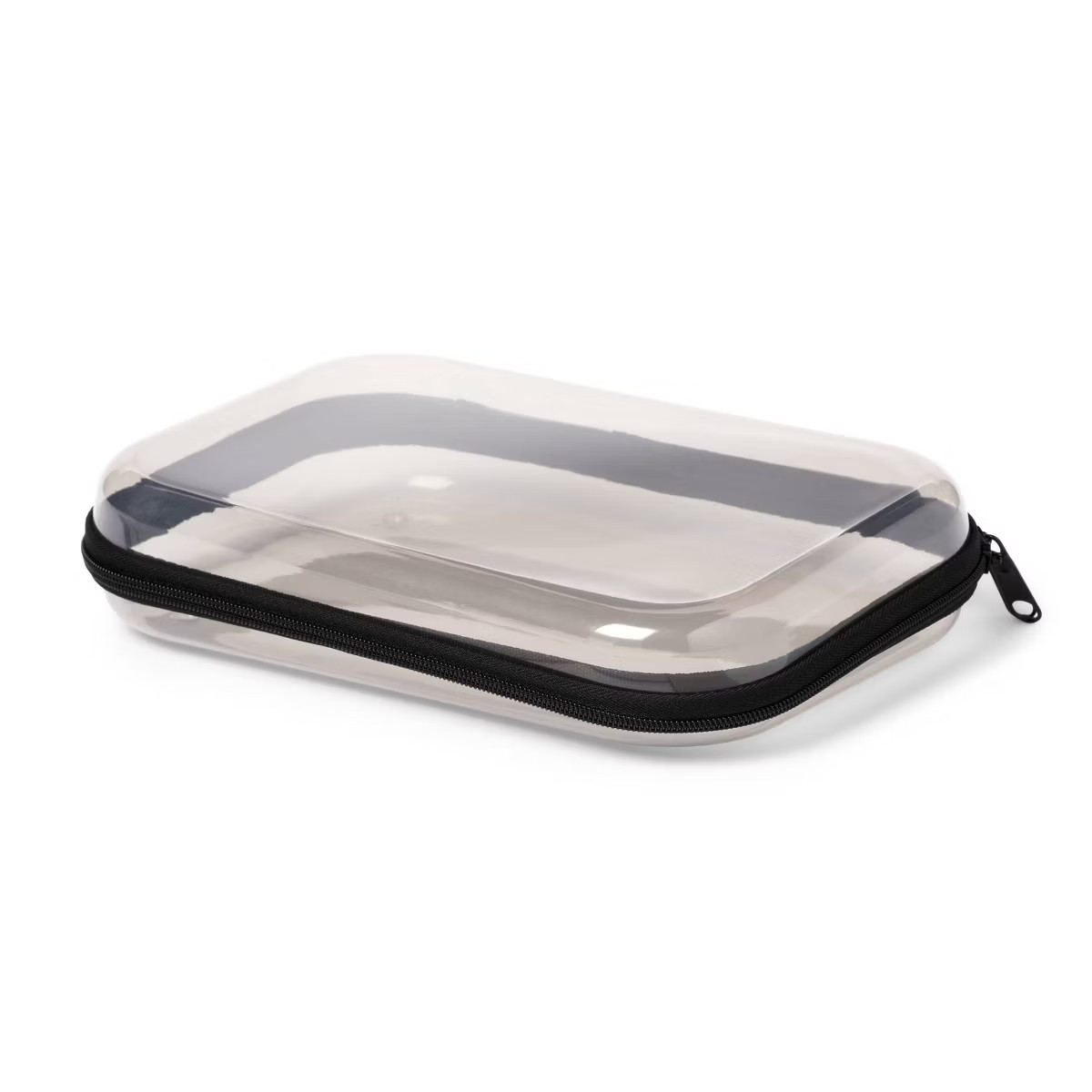 Hard Sided Zipper Pencil Case Gray - up&up™ | Target