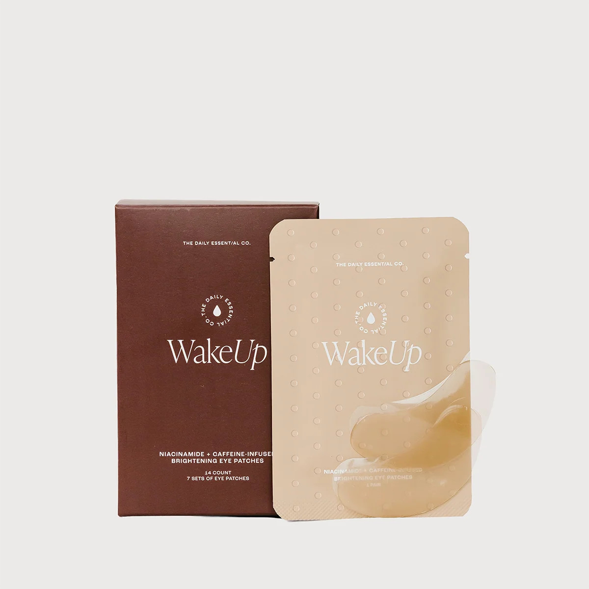 Wake Up // Caffeine Infused Under Eye Patches | The Daily Essential Co