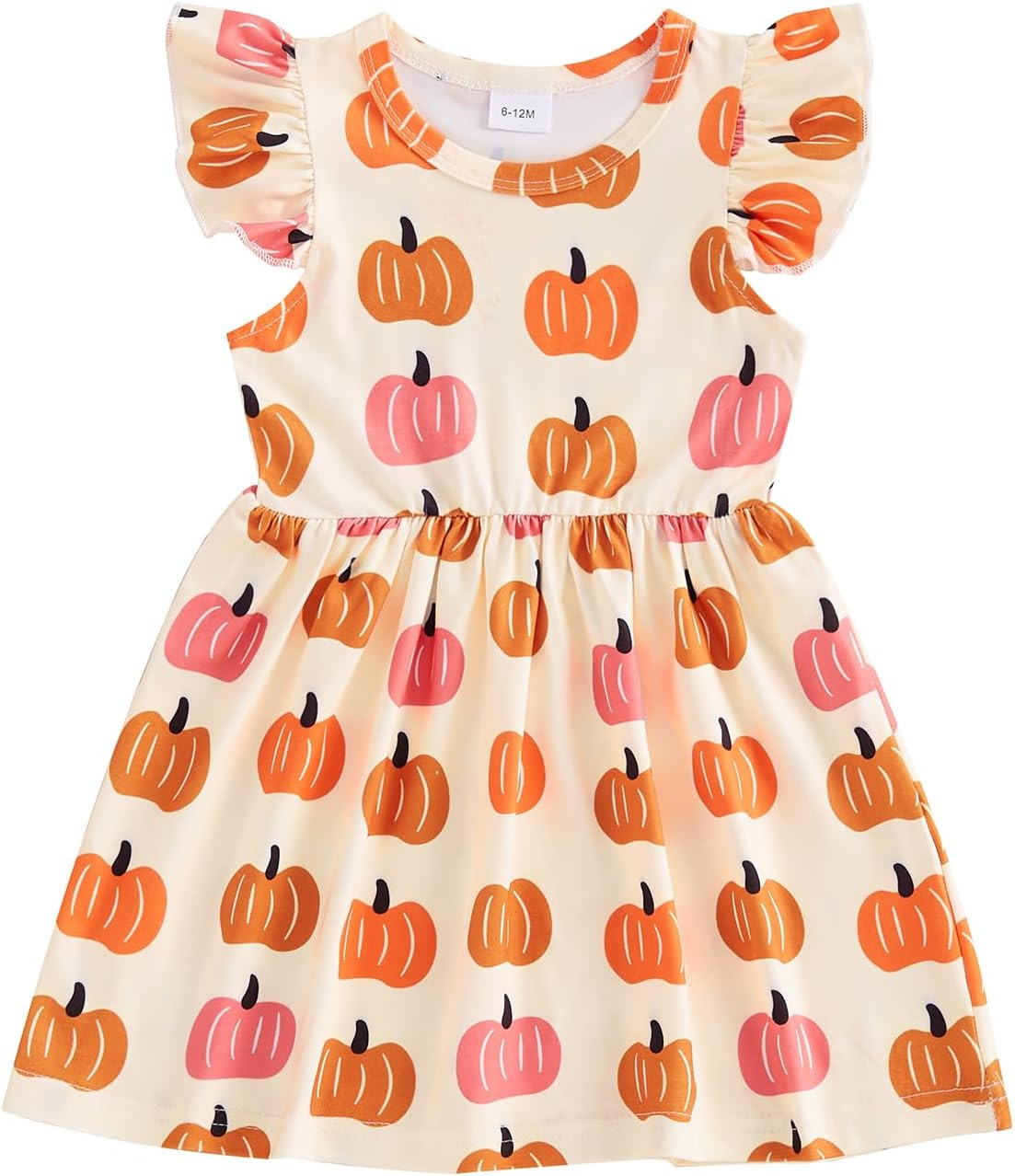 Toddler Baby Girls' Dresses Kid Little Girls Summer Outfit Casual Cartoon Round Neck A-Line Beach Dresses | Amazon (US)