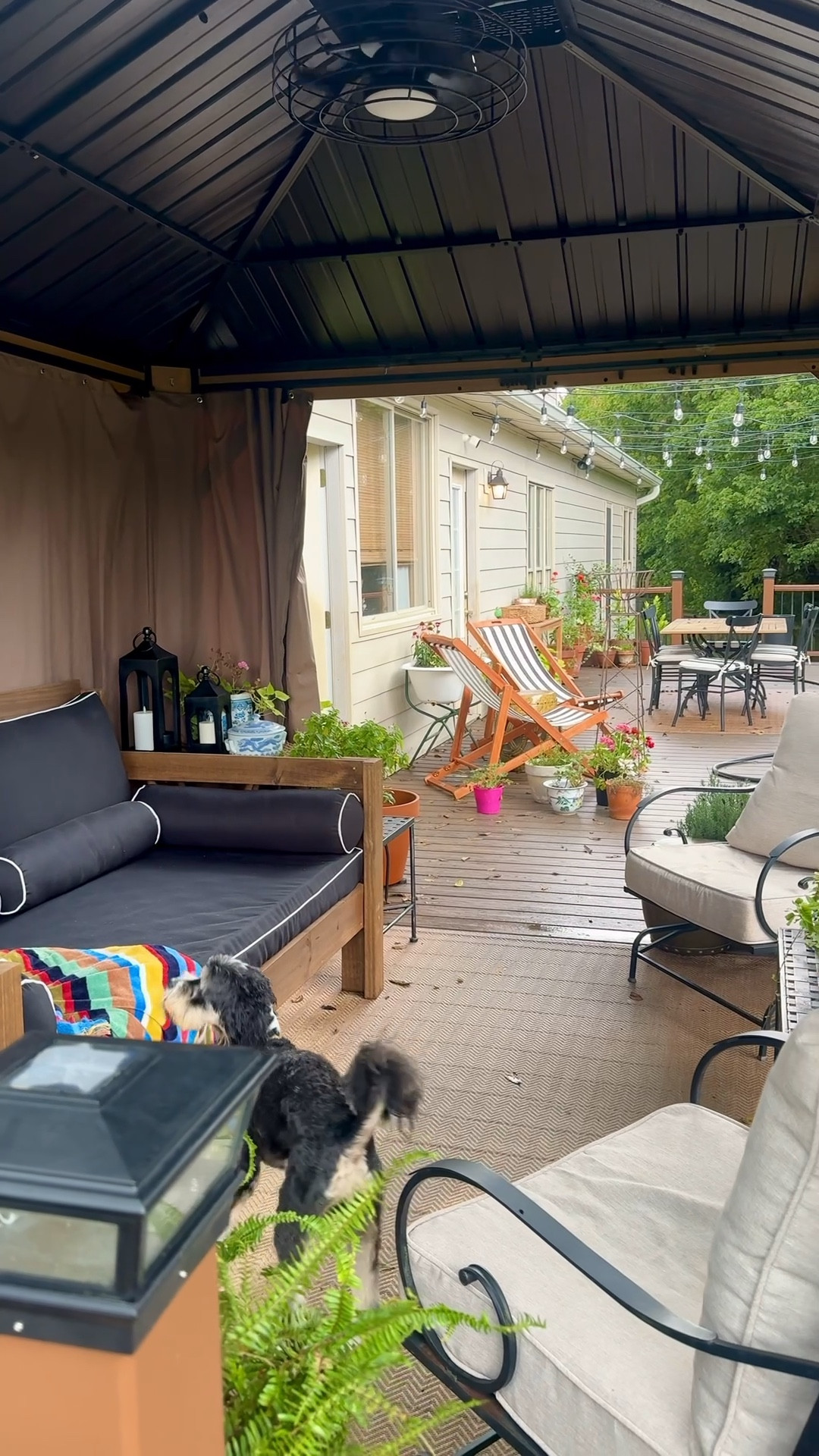 this and a 100% chance of storms 
Lowe’s gazebo 
Patio decor inspo 

#LTKSeasonal #LTKHome #LTKSaleAlert