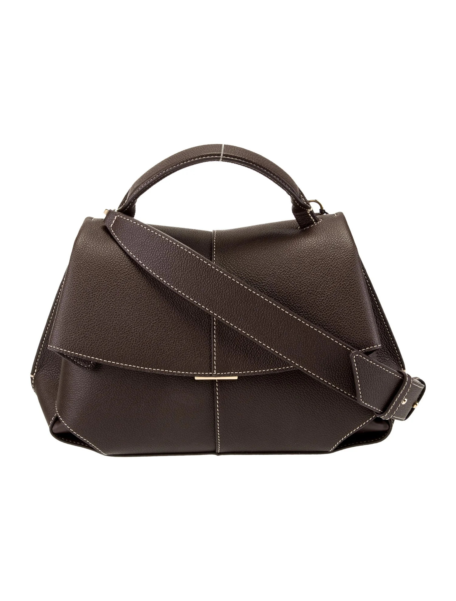 Leather Top Handle Bag w/ Tags | The RealReal