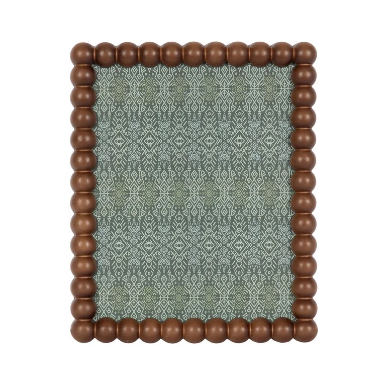 DesignOvation \u2013 8x10 Picture Frame \u2013 Beaded Medium Walnut Tabletop Photo Frame | Walmart (US)