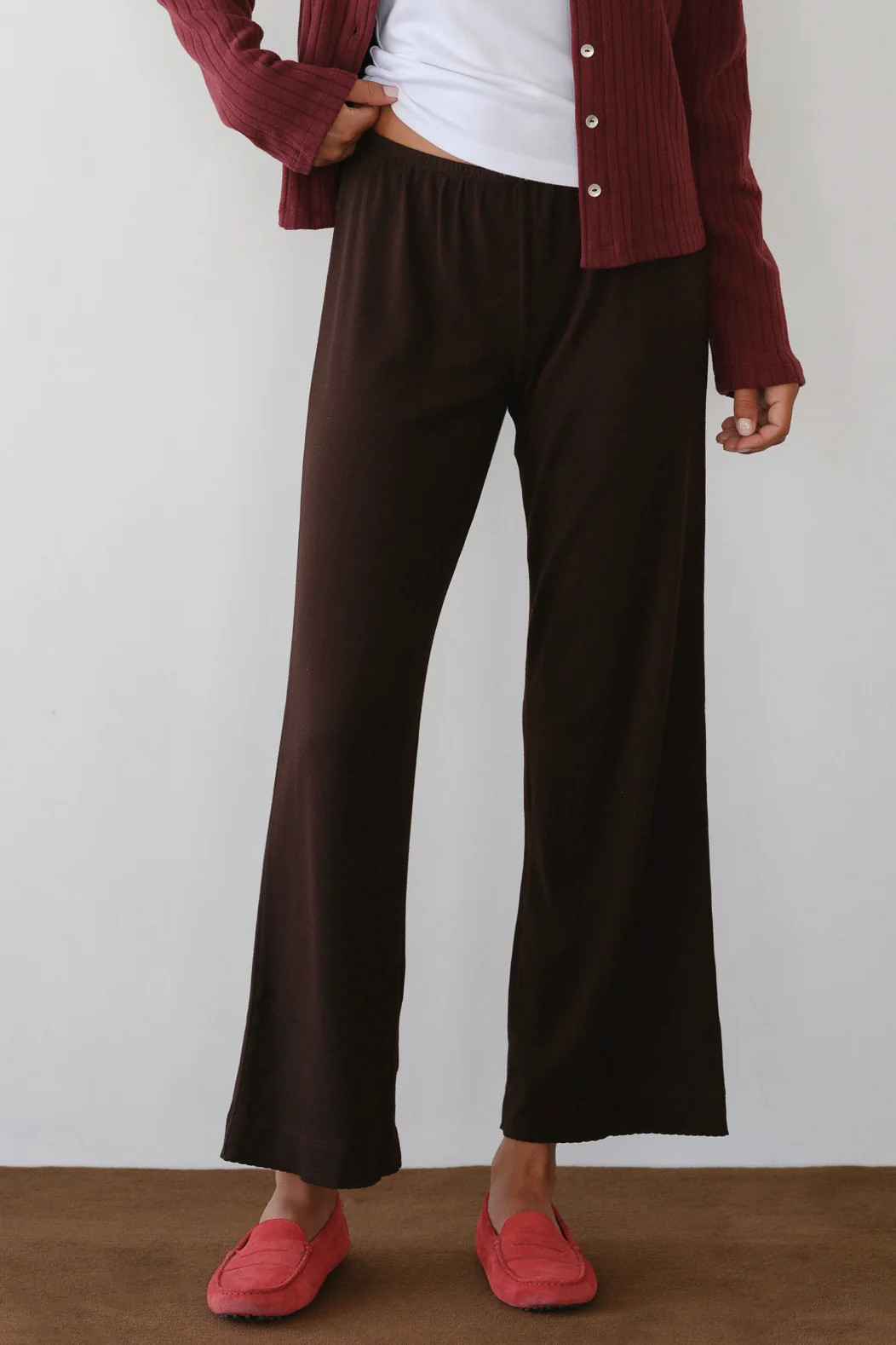 The Baby Rib Scallop Pant | DONNI.