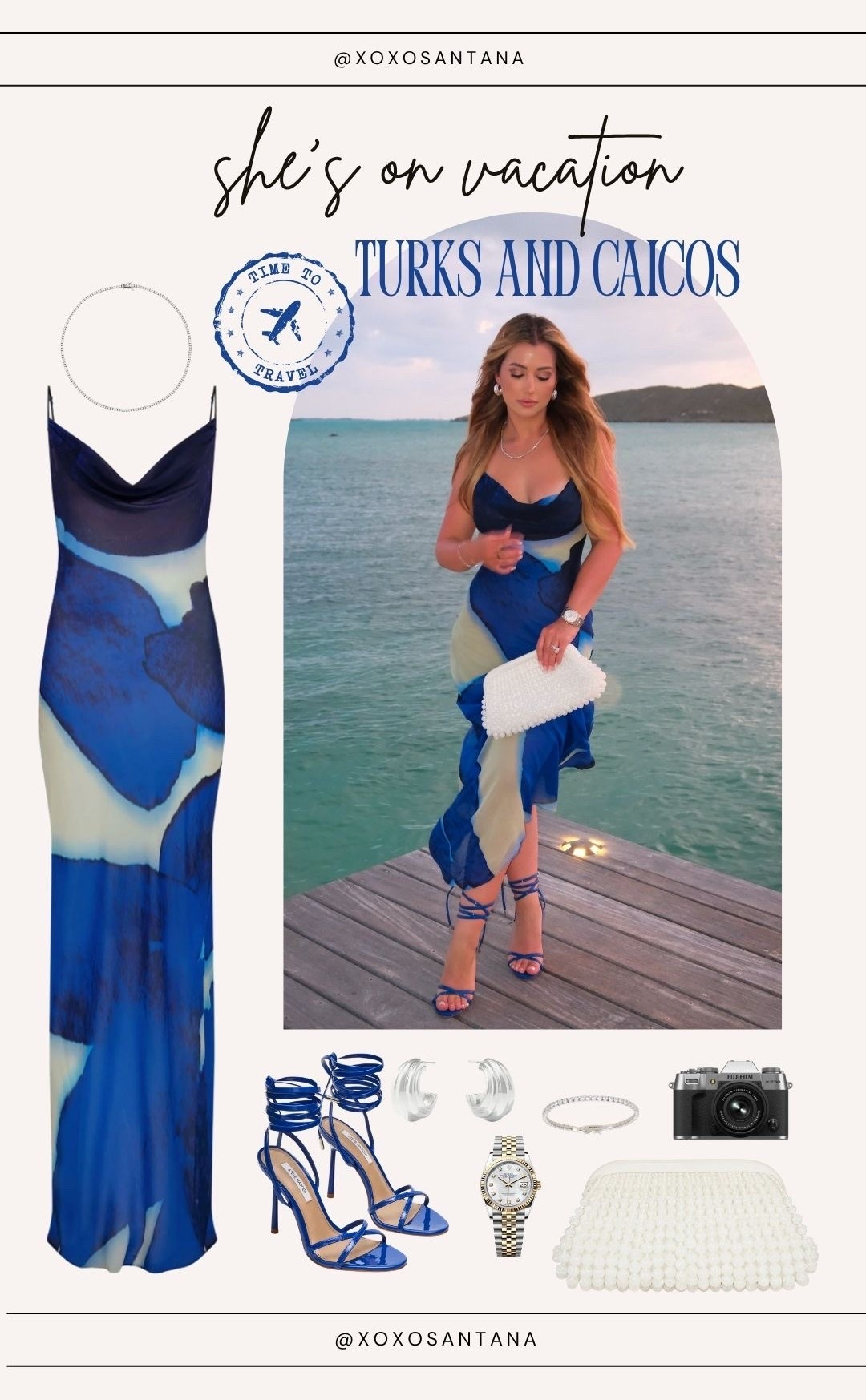 Wearing a size XS in the dress 💙

#LTKootd #LTKTravel #LTKPetite
