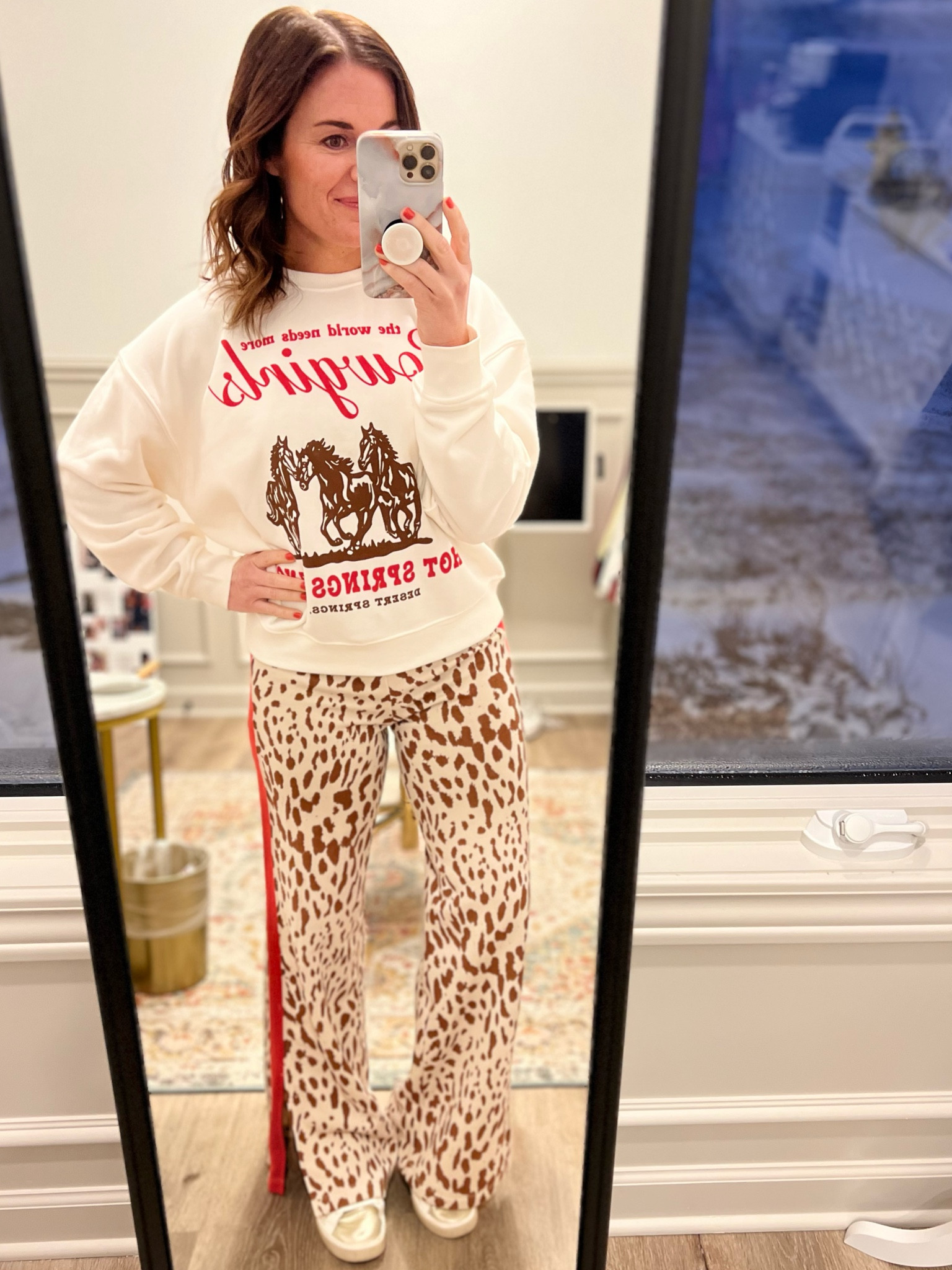 Cute set from Target! 
XXS Sweatshirt 
XS Pants 

#LTKFindsUnder50 #LTKStyleTip #LTKPetite