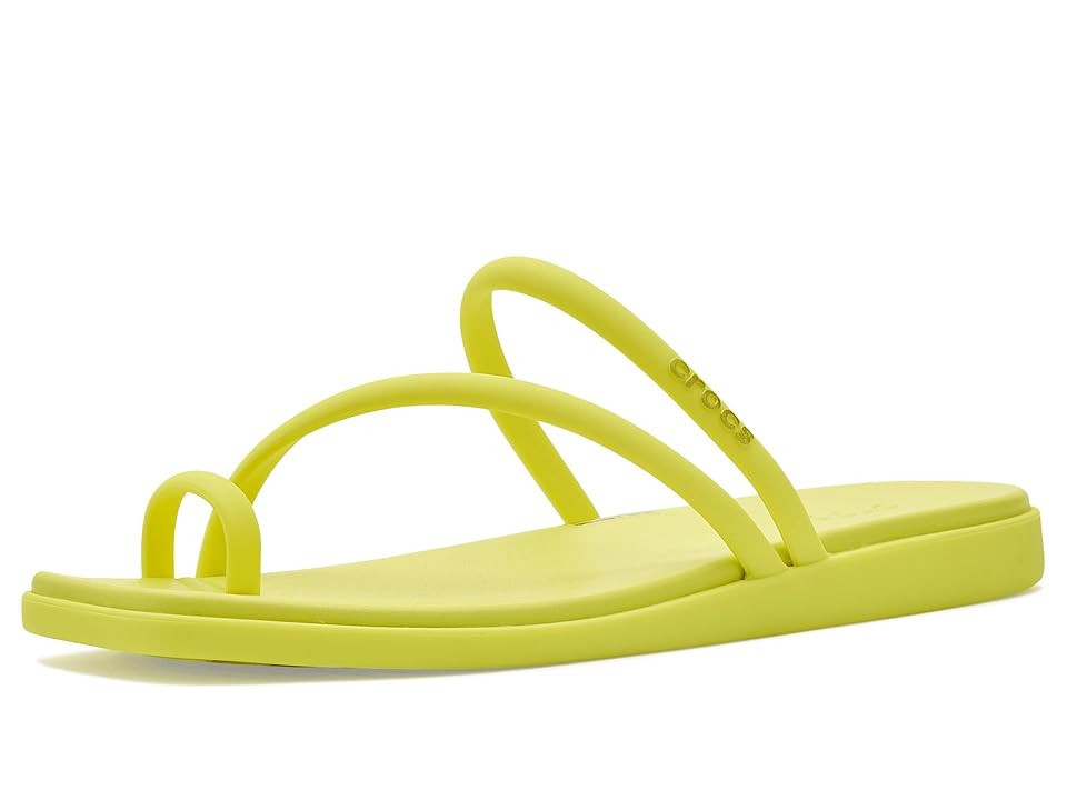 Crocs Miami Toe Loop Sandal Women's Sandals Citrus: 10 M | Zappos.com