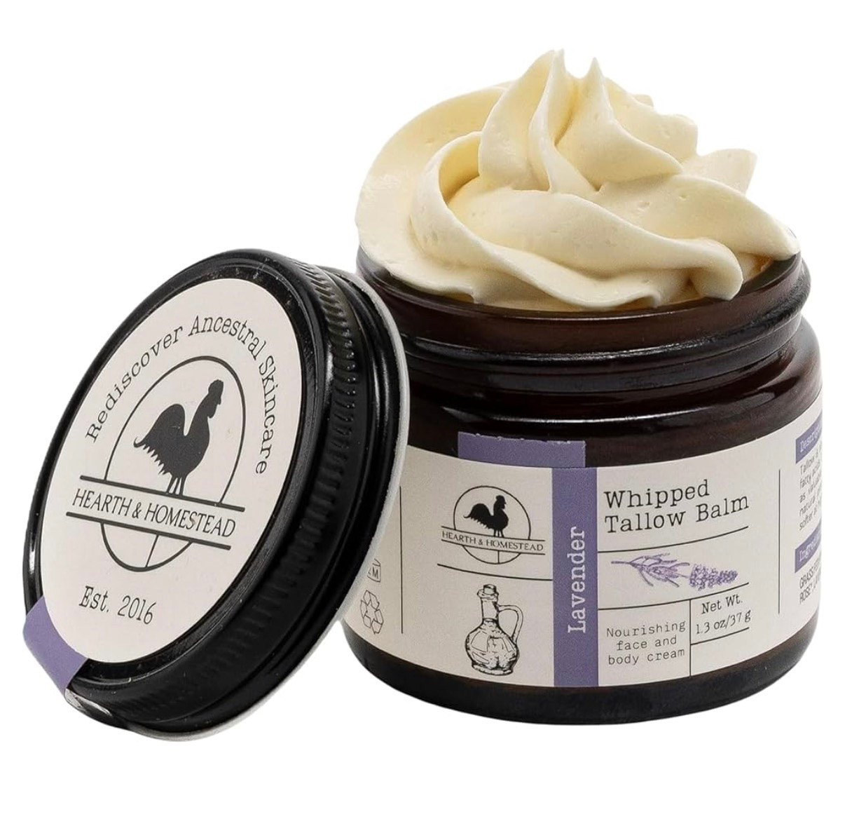 This is my absolute favorite new item for my nighttime face routine. 

Hearth & Homestead Whipped Beef Tallow for Skin & Face, 100% Grass Fed, Eczema Cream & Body Butter, Organic Olive Oil, Calendula & Rose, Lotion & Hand Moisturizer for Dry Skin, Lavender, 1.3oz

#beeftallow #organicbeeftallow #facecream #skincream #skintallow #facetallow #whippedtallow #whippedbeeftallow

#LTKdayinmylife #LTKmorningroutine #LTKselfcare