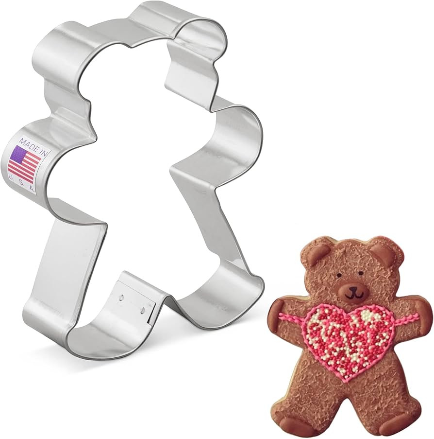 Ann Clark Cookie Cutters Teddy Bear Cookie Cutter, 4.25" | Amazon (US)