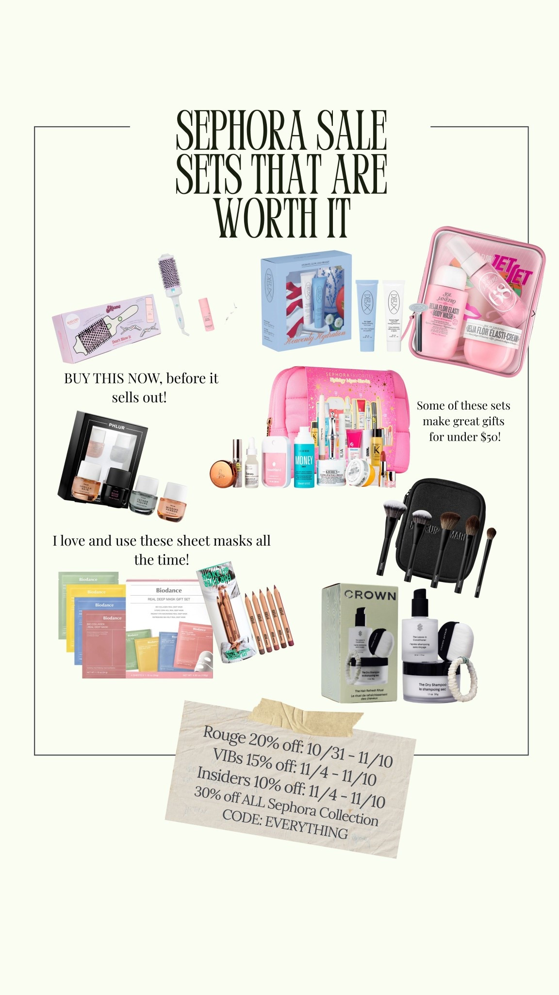 Sephora sale is here! It’s already open to Rouge and opens to VIB tomorrow! Great holiday gift ideas ✨

#LTKHoliday #LTKBeauty #LTKGiftGuide
