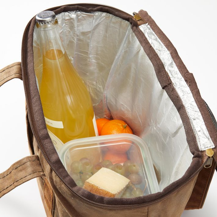 Waxed Canvas Cooler Tote | Mark and Graham