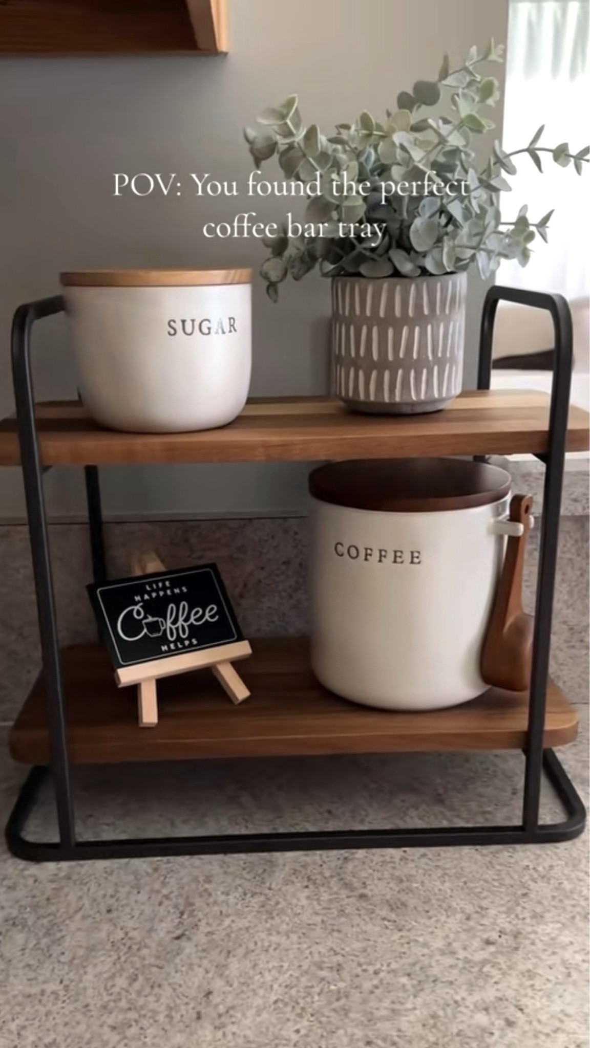 The perfect coffee bar tray.🤌🏼

#LTKHome
