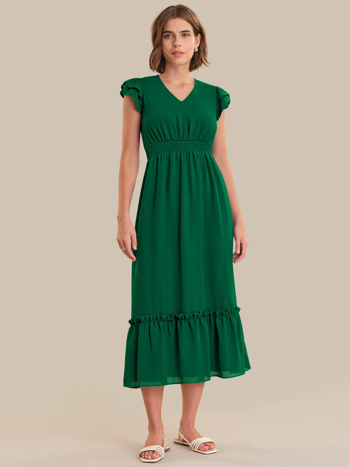 89th & Madison Flutter Sleeve Maxi Dress | 89th + Madison