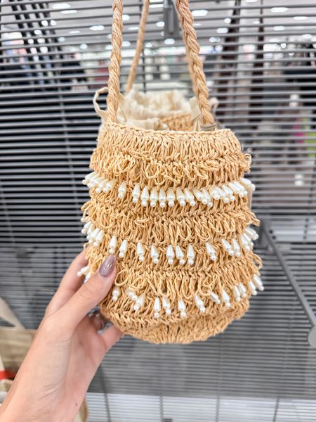 Kiki straw seashell embellished bucket bag 

#LTKFindsUnder50 #LTKItBag #LTKStyleTip