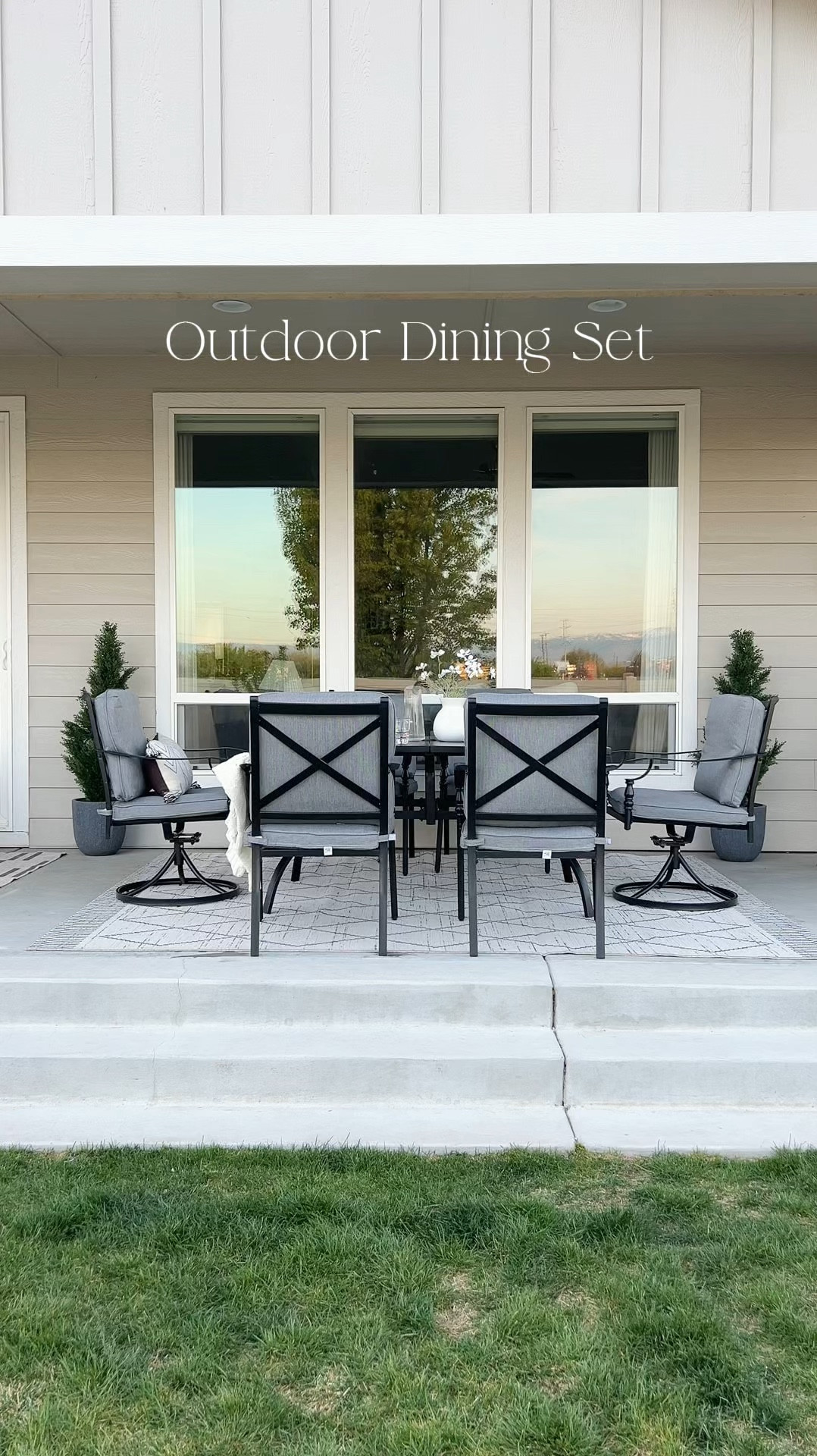 Outdoor Dining Set. 

#LTKHome #LTKSaleAlert #LTKStyleTip