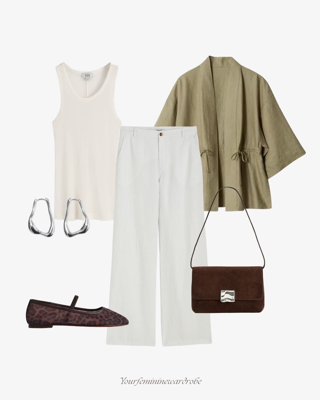 Styling white trousers for the office 💻☕️✨