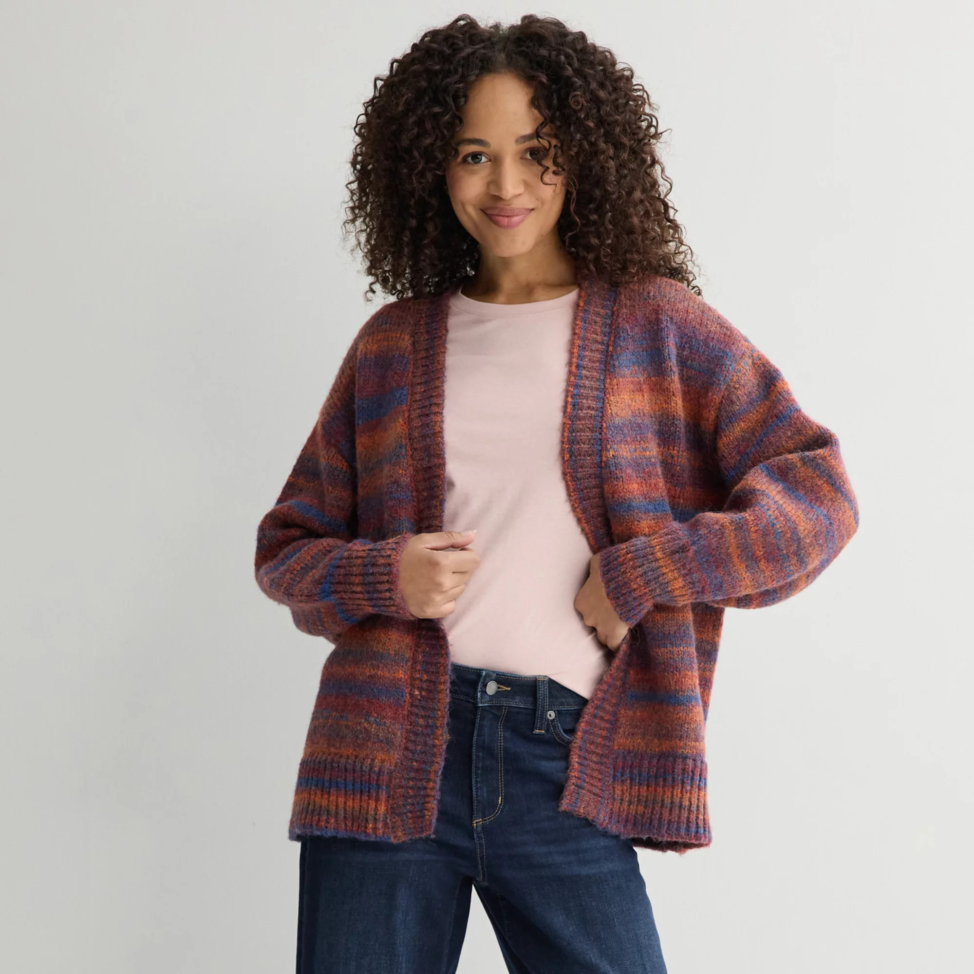 Women's Farmers Market Mixed Pullover Cardigan SweaterFarmers Market | Kohl's