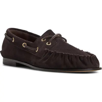 Sperry Sammi Leather Boat Shoe in Walnut at Nordstrom, Size 10.5 | Nordstrom