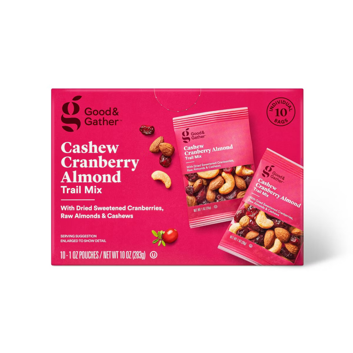 Cashew Cranberry Almond Trail Mix - 10oz/10ct  - Good & Gather™ | Target