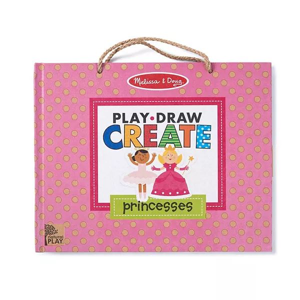 Melissa & Doug Natural Play: Play, Draw, Create Reusable Drawing & Magnet Kit - Princesses | Kohl's